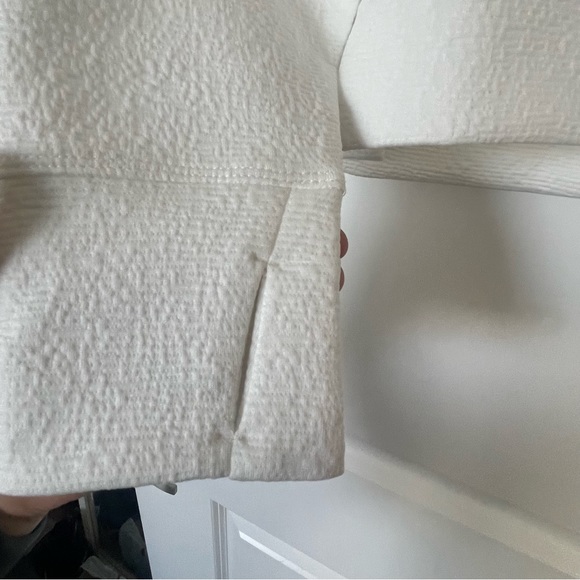 Nine West cropped athleisure sweatshirt white size XL - Picture 7 of 9